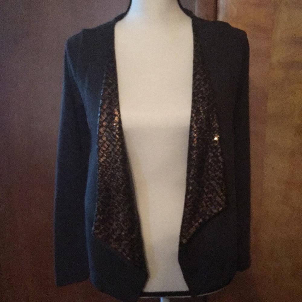 Women’s stylish sweater jacket.